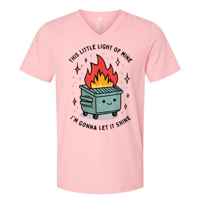 This Little Light Of Mine IM Gonna Let It Shine V-Neck T-Shirt