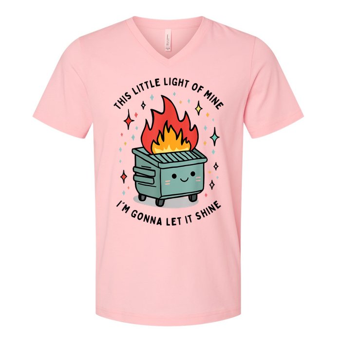 This Little Light Of Mine IM Gonna Let It Shine V-Neck T-Shirt