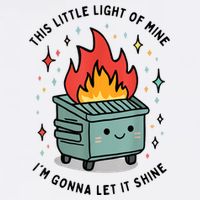 This Little Light Of Mine IM Gonna Let It Shine Garment-Dyed Sweatshirt