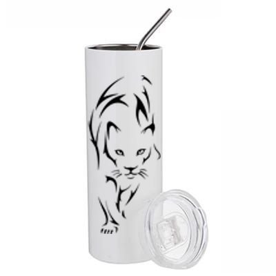 Tiger Lion Leopard Stainless Steel Tumbler