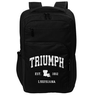 Triumph Louisiana La Vintage Athletic Impact Tech Backpack