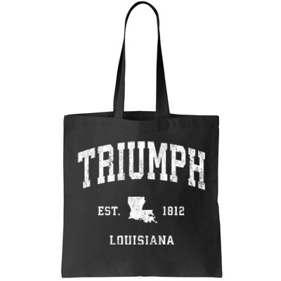 Triumph Louisiana La Vintage Athletic Tote Bag