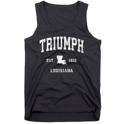 Triumph Louisiana La Vintage Athletic Tank Top