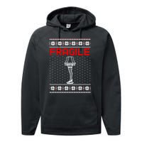 The Leg Lamp Fragile Christmas Performance Fleece Hoodie