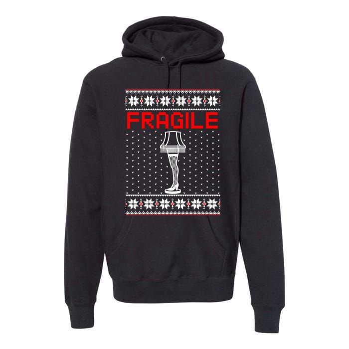 The Leg Lamp Fragile Christmas Premium Hoodie