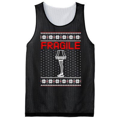 The Leg Lamp Fragile Christmas Mesh Reversible Basketball Jersey Tank