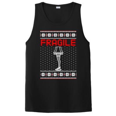 The Leg Lamp Fragile Christmas PosiCharge Competitor Tank