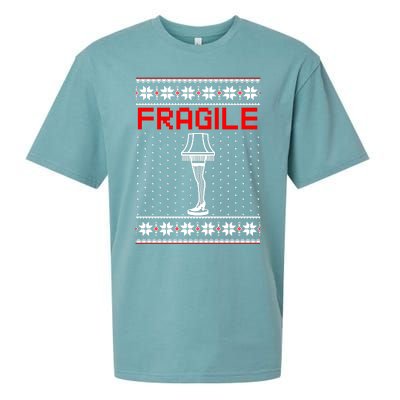 The Leg Lamp Fragile Christmas Sueded Cloud Jersey T-Shirt