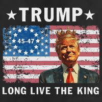 Trump Long Live The King Cool Comfort Performance Bucket Hat