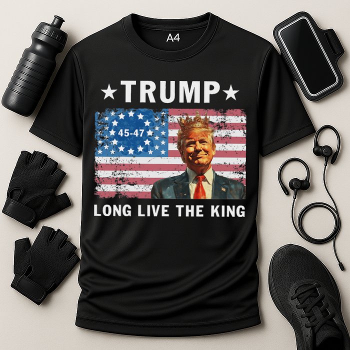 Trump Long Live The King Cooling Performance Crew T-Shirt