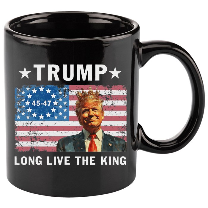 Trump Long Live The King 11oz C Handle Ceramic Mug