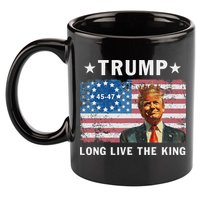 Trump Long Live The King 11oz C Handle Ceramic Mug