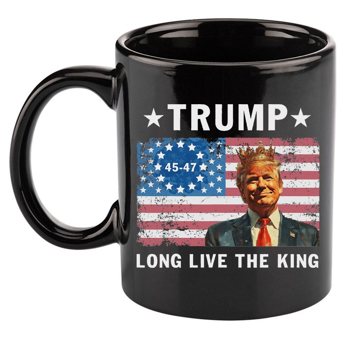 Trump Long Live The King 11oz C Handle Ceramic Mug