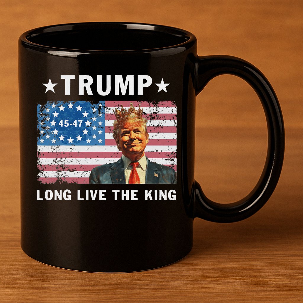 Trump Long Live The King 11oz C Handle Ceramic Mug