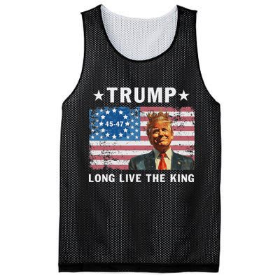 Trump Long Live The King Mesh Reversible Basketball Jersey Tank