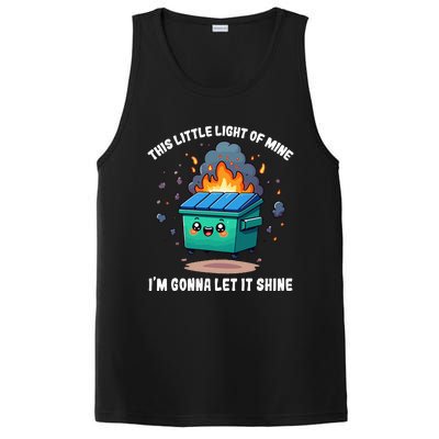 This Little Light Of Mine Lil Dumpster Fire PosiCharge Competitor Tank