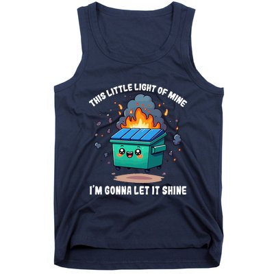 This Little Light Of Mine Lil Dumpster Fire Tank Top