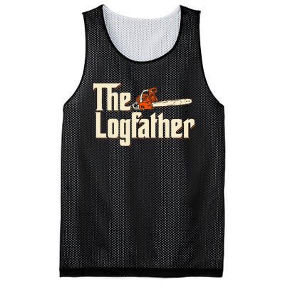 The Logfather Lumberjack Woodsman Wood Woodcutter Chainsaw Mesh Reversible Basketball Jersey Tank