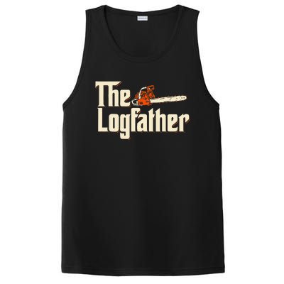 The Logfather Lumberjack Woodsman Wood Woodcutter Chainsaw PosiCharge Competitor Tank