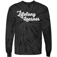 Thecrashcourse Lifelong Learner Tie-Dye Long Sleeve Shirt