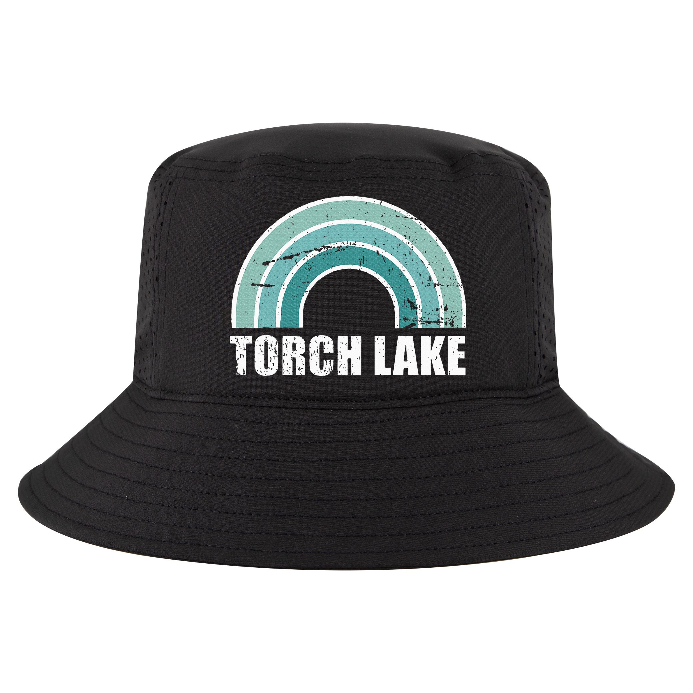 Torch Lake Michigan Family Vacation Cool Comfort Performance Bucket Hat