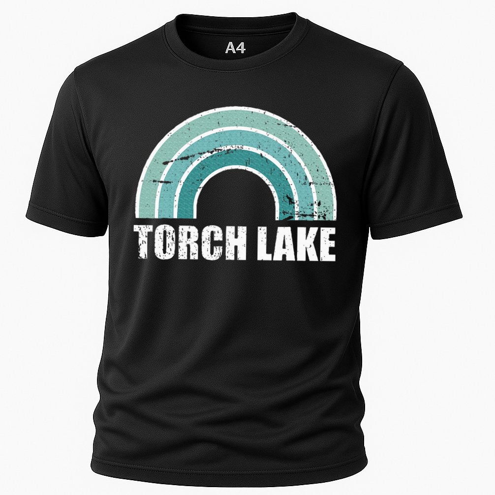 Torch Lake Michigan Family Vacation Cooling Performance Crew T-Shirt