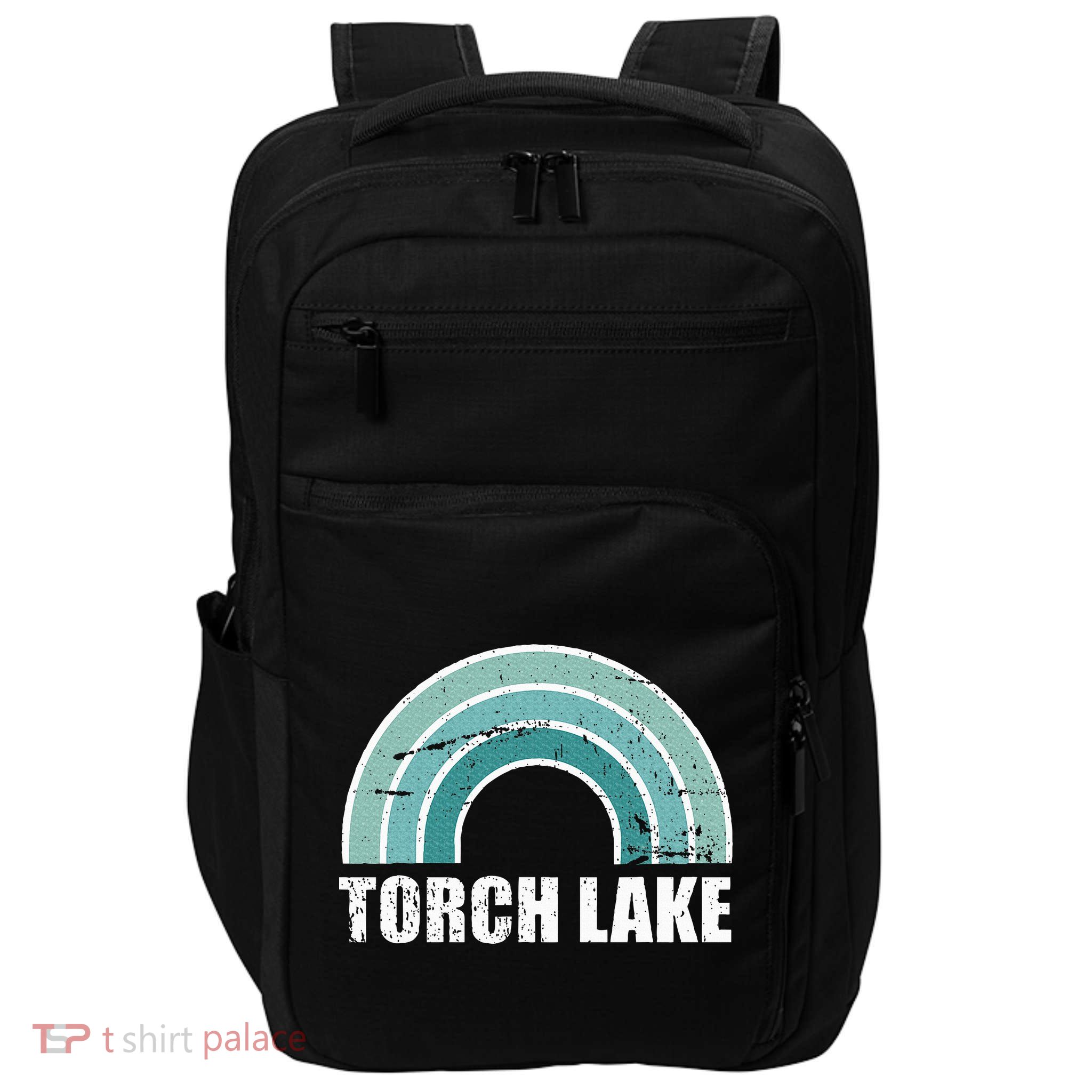 Torch Lake Michigan Family Vacation Impact Tech Backpack