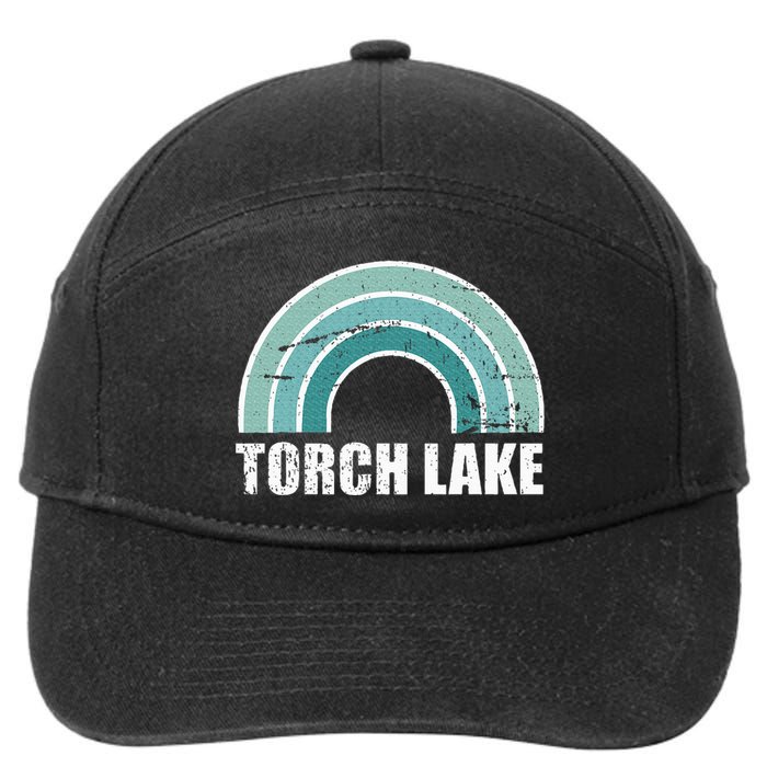 Torch Lake Michigan Family Vacation 7-Panel Snapback Hat