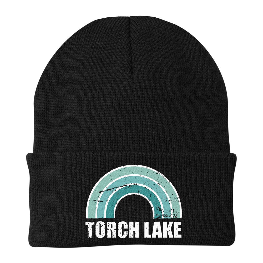 Torch Lake Michigan Family Vacation Beanie