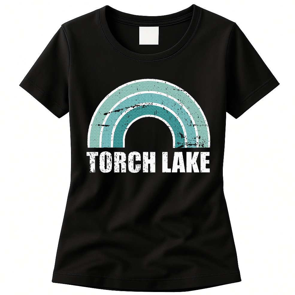 Torch Lake Michigan Family Vacation Womens T-Shirt