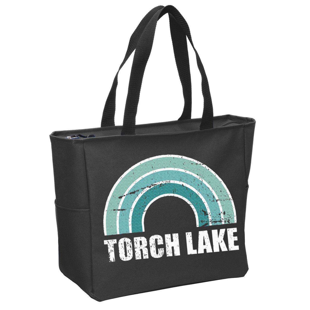 Torch Lake Michigan Family Vacation Zip Tote Bag