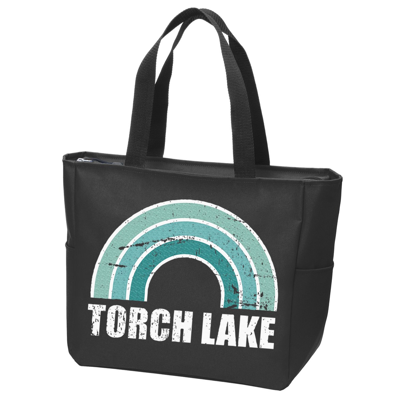 Torch Lake Michigan Family Vacation Zip Tote Bag