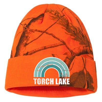 Torch Lake Michigan Family Vacation Kati Licensed 12" Camo Beanie