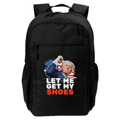 Trump Let Me Get My Shoes Fist Bump Backpack