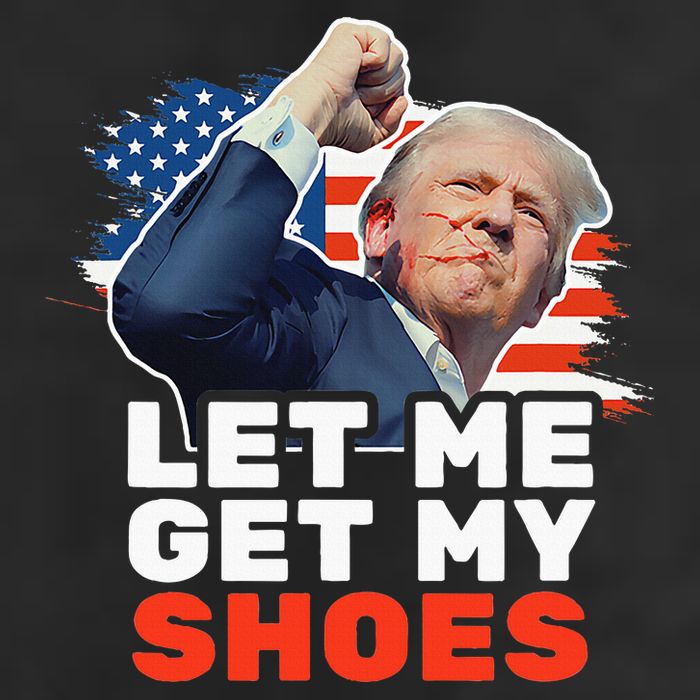 Trump Let Me Get My Shoes Fist Bump Adult Drive Performance Visor