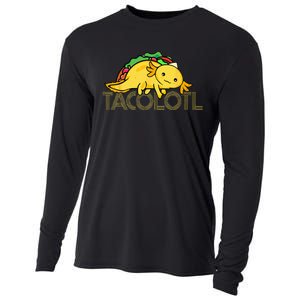 Taco Lover Men Axolotl Lover Women Cute Mexican Axolotl Cooling Performance Long Sleeve Crew