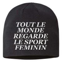 Tout Le Monde Regarde Le Sport Feminin Sustainable Beanie