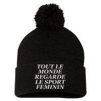 Tout Le Monde Regarde Le Sport Feminin Pom Pom 12in Knit Beanie