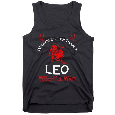 Team Leo Man or Leo Woman Retro Style Horoscope Birthday Tank Top