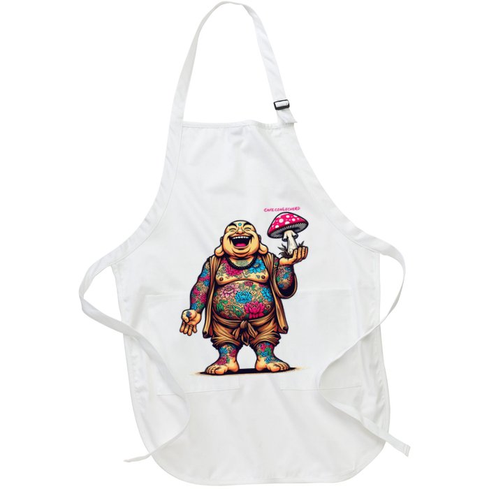 Tattooed Laughing Monk With A Mushroom Apron
