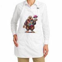 Tattooed Laughing Monk With A Mushroom Apron