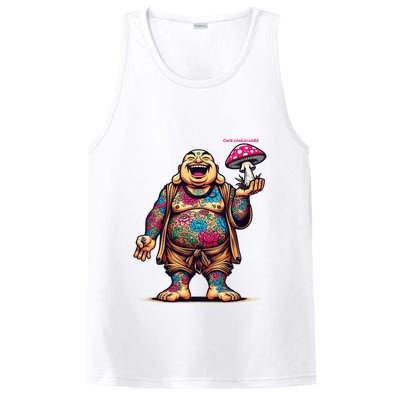 Tattooed Laughing Monk With A Mushroom PosiCharge Competitor Tank