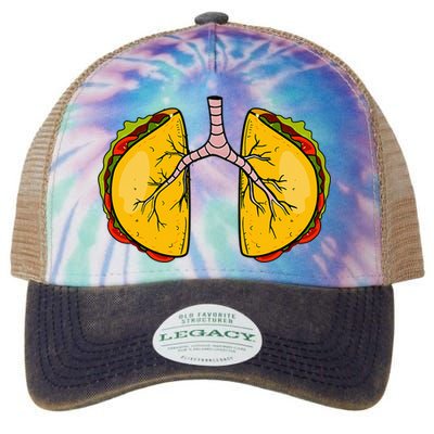 Taco Lungs Mexican Nurse Cinco De Mayo Nursing Fiesta Legacy Tie Dye Trucker Hat