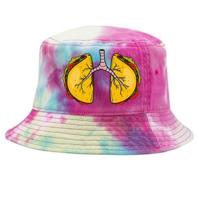 Taco Lungs Mexican Nurse Cinco De Mayo Nursing Fiesta Tie-Dyed Bucket Hat