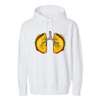 Taco Lungs Mexican Nurse Cinco De Mayo Nursing Fiesta Garment-Dyed Fleece Hoodie