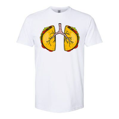 Taco Lungs Mexican Nurse Cinco De Mayo Nursing Fiesta Softstyle CVC T-Shirt