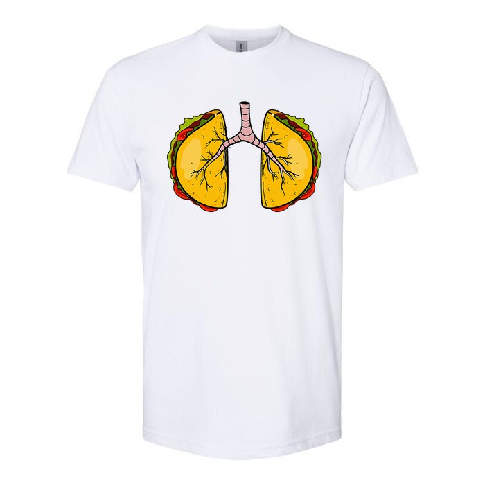 Taco Lungs Mexican Nurse Cinco De Mayo Nursing Fiesta Softstyle CVC T-Shirt