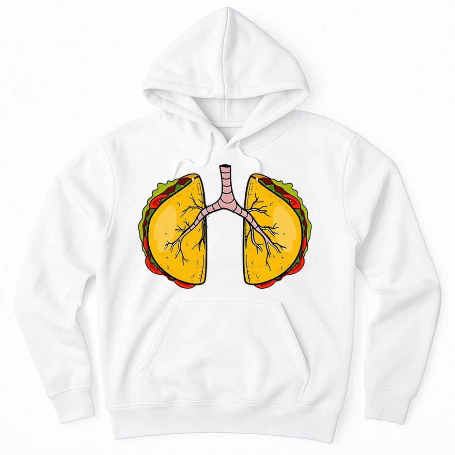 Taco Lungs Mexican Nurse Cinco De Mayo Nursing Fiesta Hoodie