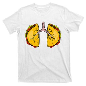 Taco Lungs Mexican Nurse Cinco De Mayo Nursing Fiesta T-Shirt