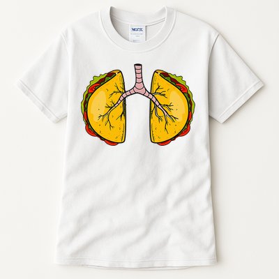 Taco Lungs Mexican Nurse Cinco De Mayo Nursing Fiesta Tall T-Shirt